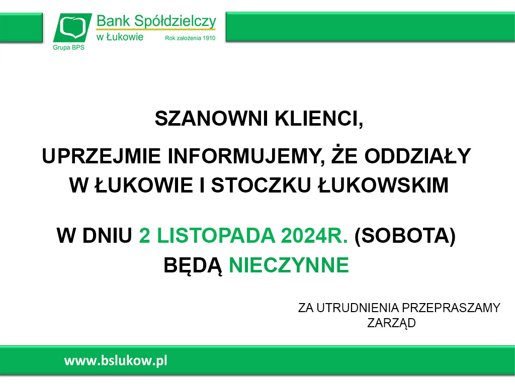 INFORMACJA stoczek LUKOW 20241102